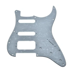 11 Hole Modern ST HSS Pickguard 3-Screw Humbucking Fits US Fender Strat - Picture 1 of 60