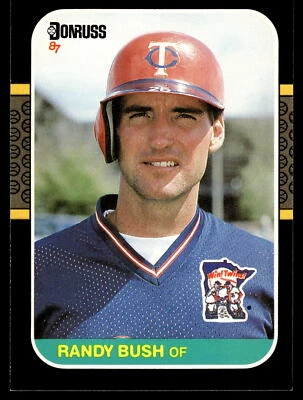 1987 Donruss #441 Randy Bush - Image 1 of 2