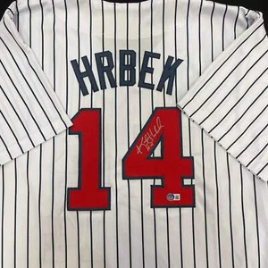 Kent Hrbek Autographed Rex Nickname White Pro-Style Jersey Minnesota Twins - Picture 1 of 4