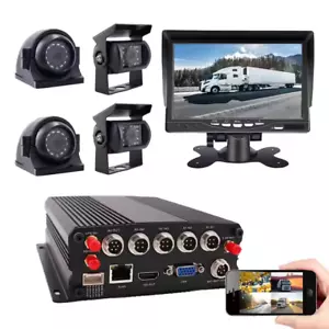 1080P wifi GPS 4G MDVR Car DVR Video Record Rear View IR IP68 Camera APP Remote - Picture 1 of 7