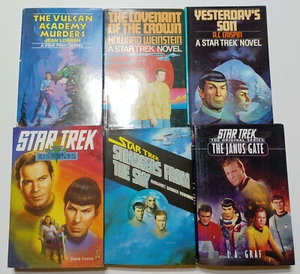 Star Trek TOS The Original Series lotto di 6 libri vintage HC copertina rigida VEDI FOTO! - Foto 1 di 13