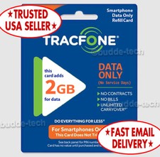 TracFone 2GB Data Only Smartphone plan *Direct Add to your phone within 2 Days!*
