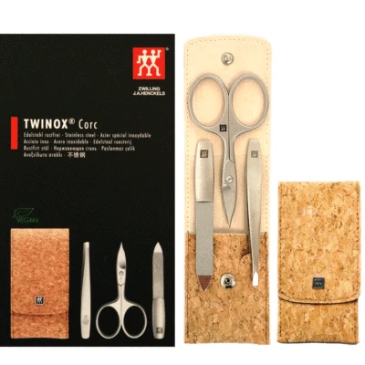 Zwilling Twinox Kork/ Corc/ Maniküre-Set 3-tlg./ Etui/ Manicure/ 97690-006/ NEU - Bild 1 von 4