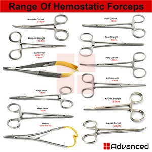 Professional Hemostatic Forceps Artery Suture Surgical Holding Locking Pliers CE - Picture 1 of 21