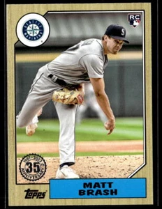 2022 Topps Update #87TBU-43 Matt Brash 1987 NM-MNT - Picture 1 of 2