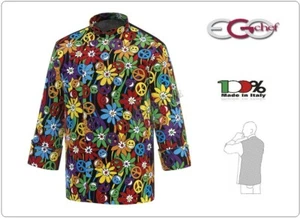 Giacca Cuoco Chef Black Confort Peace And Love Air Ego Chef Ravazzolo 2029147A - Imagen 1 de 7