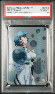 Rei Ayanami SP03 Eva Wafer 2008 Gem Mint PSA 10 - Evangelion Collectible - Image 1 of 2