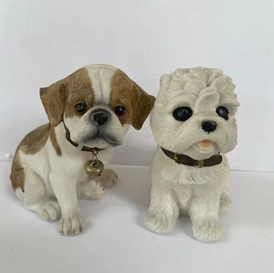Set of 2 7cm Puppy Dog Figure Home Decor - Bild 1 von 1