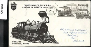 SAVOYSTAMPS – CANADA COVER CACHET FDC – 1983– CENTENNIAL OF THE C.P.R.’s ARRIVAL - Picture 1 of 1