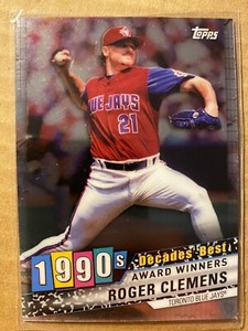 2020 Topps Decades Best Chrome ROGER CLEMENS #DBC-64 TORONTO BLUE JAYS