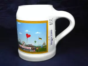 Sir M Koch KAFER Käfer Mug Stein Oktoberfest Schanke Weisn 2016 Heart Balloons - Picture 1 of 11