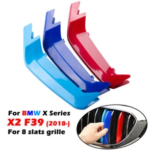 Para BMW X2 F39 2018 - Up M-Performance 7 bares rejilla renal 3 colores clips de cubierta - Imagen 1 de 7