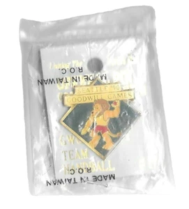 Seattle Goodwill Games Team Handball Pin Unitus 17 RARE 1990 Vintage NEW - Picture 1 of 8