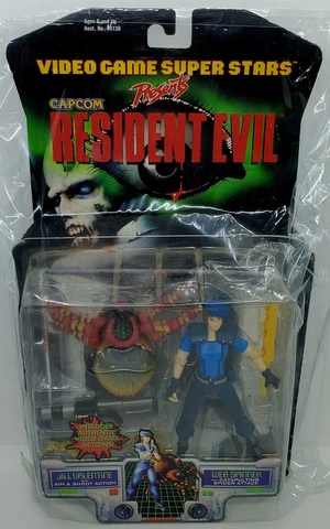 Vintage - Resident Evil Jill Valentine & Web Spinner (ToyBiz, 1998) Brand New! Cover