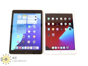 Lot 2x Apple iPad 7th Gen 10.2" A2198 128GB A2200 32GB WiFi+4G Tablets - Picture 1 of 11