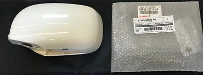 LEXUS OEM FACTORY DRIVERS SIDE OUTER MIRROR COVER 2001-2006 LS430 WHITE 062 - Image 1 of 3