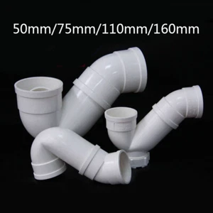 PVC P-Style Winkelverbinder Küche Rohr Fittinge Wasserschlauch Anti-Geruchs Verbindung - Bild 1 von 6