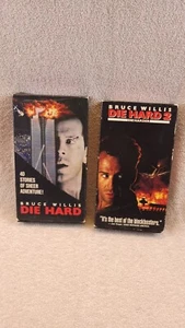 Die Hard & Die Hard 2: Die Harder VHS Video Lot CBS Fox John McClane Action VTG - Picture 1 of 6
