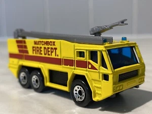 Vintage Matchbox Airport Fire Engine Truck 1992 Matchbox Fire Dept Loose Rare! - Picture 1 of 8