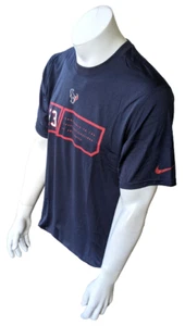 Nike Dri-Fit Men's Houston Texans 23 Arian Foster Engineered NFL Navy Shirt - Picture 1 of 2