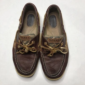 Scarpe da barca Sperry scarpe da donna in pelle stampa animalier misura 6,5 M 9244245 - Foto 1 di 6