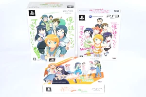 PSP PS3 Oreimo Limited Games 3 Set Ore no Imouto ga Konna ni Kawaii wake Ganai - Picture 1 of 24