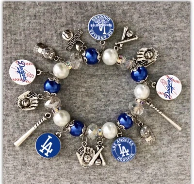 Los Angeles Dodgers Charms Bracelet - Image 1 of 2
