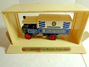 Matchbox Models of Yesteryear 1917 Yorkshire Steam Wagon Lowenbrau - Picture 1 of 4