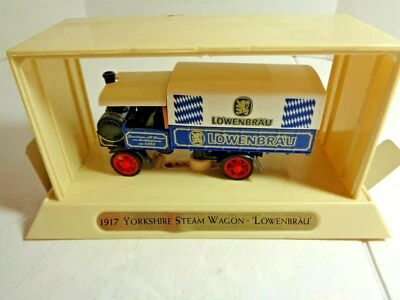 Matchbox Models of Yesteryear 1917 Yorkshire Steam Wagon Lowenbrau - Image 1 of 4