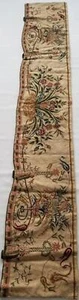 Antike französische Nadelspitze Blumenkörbe Panel 209x35cm - Bild 1 von 10