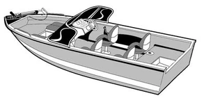 7.6oz BOAT COVER CRESTLINER SUPER HAWK 1800 STERNDRIVE 2002-2011 - Picture 1 of 9
