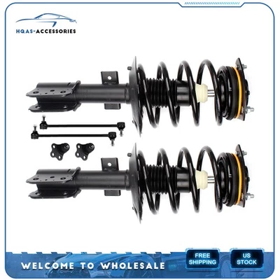 6PC For PONTIAC GRAND PRIX 04-08 Front Complete Struts Sway Bar Ball Joint Kit Foto 1 de 4