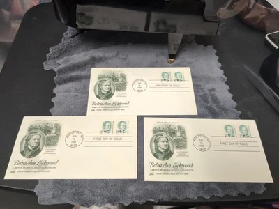 Lot 3 First Day Issue Stamps Belva Ann Lockwood 1986 #2178 FDC Artcraft  Cachet - Image 1 of 4