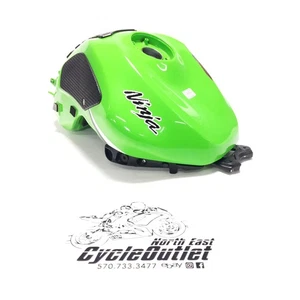 2015 13-18 NINJA ZX6R ZX636 OEM GAS TANK FUEL CELL PETROL RESERVOIR - Picture 1 of 17