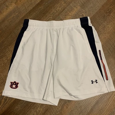 NEW Under Armour MensAuburn Tigers Tech Vent Shorts Basketball Gym Loose Fit XL - Image 1 of 4