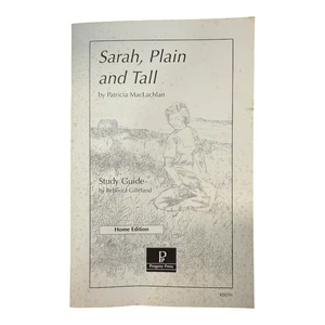 Sarah, Plain and Tall Study Guide Home Edition~1995 Progeny Press #207H P5 14 - Picture 1 of 6