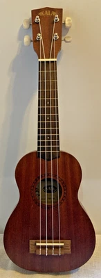Kala KA-15S Soprano Ukulele - Satin Mahogany Carrying Bag and Snark Tuner - Image 1 of 4