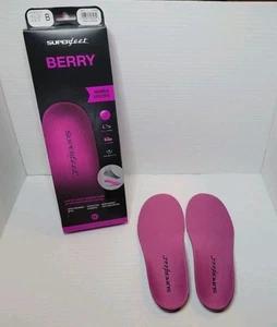 Superfeet Berry Womens All-Purpose Insoles (Size B) W 4.5-6 High Impact Support - Picture 1 of 19