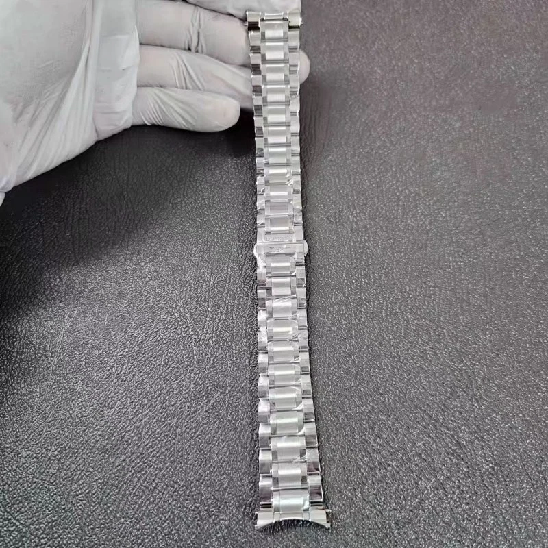Pulseira de relógio de aço 21 mm para Longines Master collection L2.629 648 666 673 718 - Imagem 1 de 4