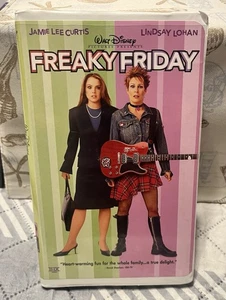 Freaky Friday VHS 2003 Disney Tape Jamie Lee Curtis Lindsay Lohan VTG Clamshell - Picture 1 of 4