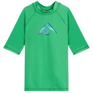 Kanu Surf Boys' Paradise UPF 50+ Sun Protective Rashguard Swim Shirt, Apollo - Picture 1 of 4