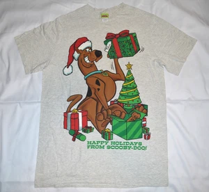 VTG 90's Scooby-Doo Happy Holidays Cartoon Network Tag Graphic Shirt, OSFA (XL) - Picture 1 of 7