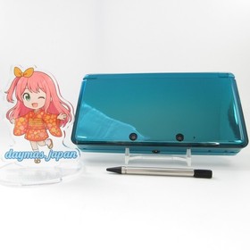 【Excellent】Nintendo 3DS Aqua Blue Console ONLY Japanese Edition #NET0404/03