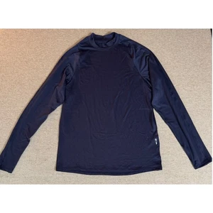 ASRV Training Shirt Long Sleeve Athletic Activewear Top Navy Blue XL - Picture 1 of 9