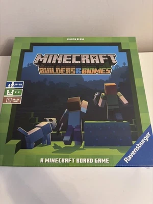 Ravensburger Minecraft Builders and Biomes Board Game Playset New Sealed - Image 1 of 2
