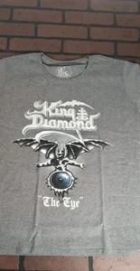 KING DIAMOND - Camiseta para mujer gris The Eye ~ nunca usada~ XL - Imagen 1 de 3