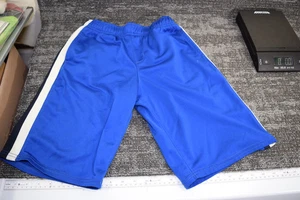 2010 Gymboree Pull On Elastic Waistband Athletic Shorts BOYS XL 14 Blue Soccer - Picture 1 of 20