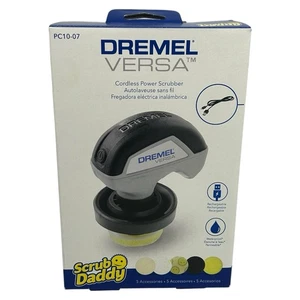 Dremel - PC10-07 Versa Power Scrubber Kit w 5 Scrub Daddy Sponges Pads Brand New - Picture 1 of 5