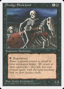 1x Drudge Skeletons - LP - Alternate 4th Edition - mtg - SPARROW MAGIC - Picture 1 of 1