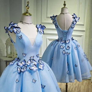 Noble Evening Formal Party Ball Gown Prom Bridesmaid Short Host Dress QYHS233 - Picture 1 of 21